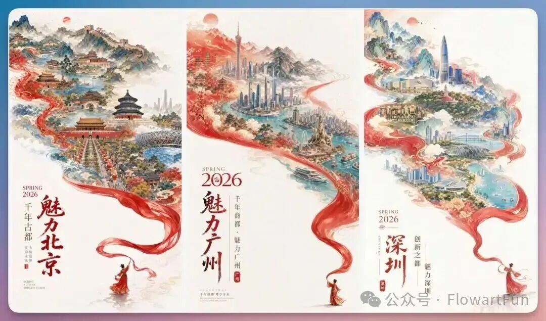 城市文旅海报案例